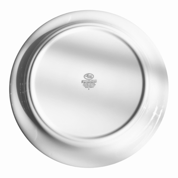 NWOT Portmeirion Botanic Garden Dinner Plates Set of 3 White Floral Design Plate - Picture 5 of 6